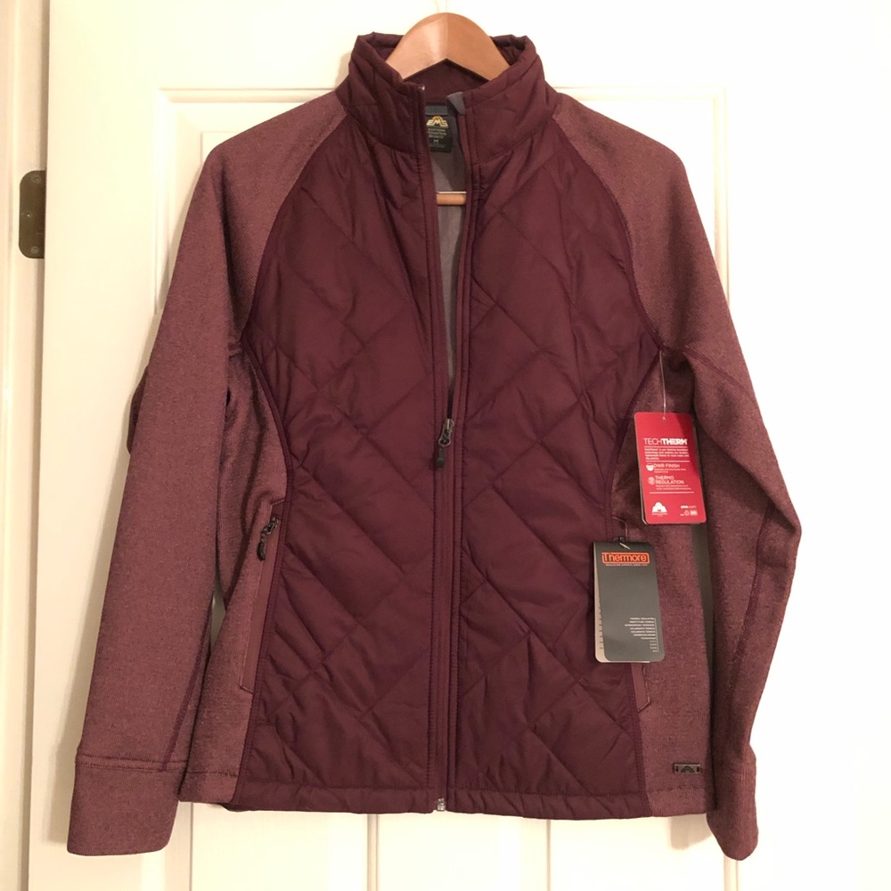Eastern Mountain Sports fleece hybrid jacket, size M